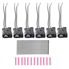 6PCS Ignition Coil Connector Plug For 2505-307326 729-51027-039 673-1203 5C1189