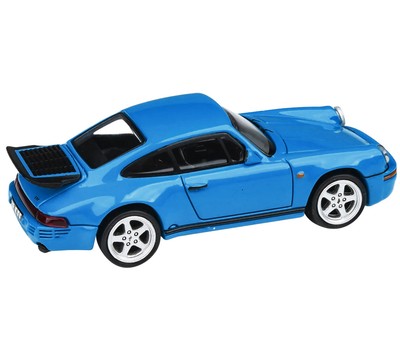 Paragon PA-55297 1987 RUF CTR Racing Blue 1/64 Diecast Model Car