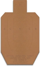 Official USPSA/IPSC Cardboard Targets Competition Torso Target Silhouette Shoo