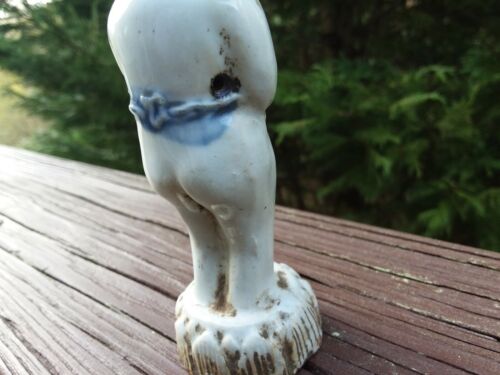 Antique Chinese Porcelain Figurine Ceramic Old Statue - Picture 7 of 10