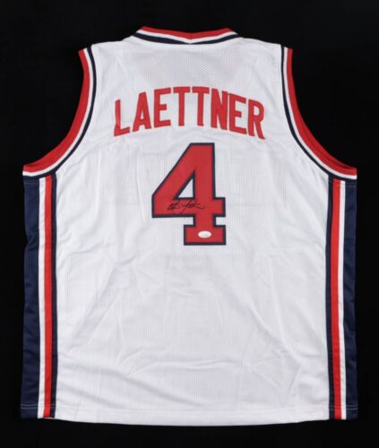 Christian Laettner Signed Team USA Dream Team Jersey (JSA) 1992 Gold Medalists - Picture 1 of 7