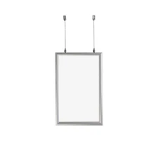 Azar Displays 11"W x 17"H Double-Sided Hanging Snap Frame