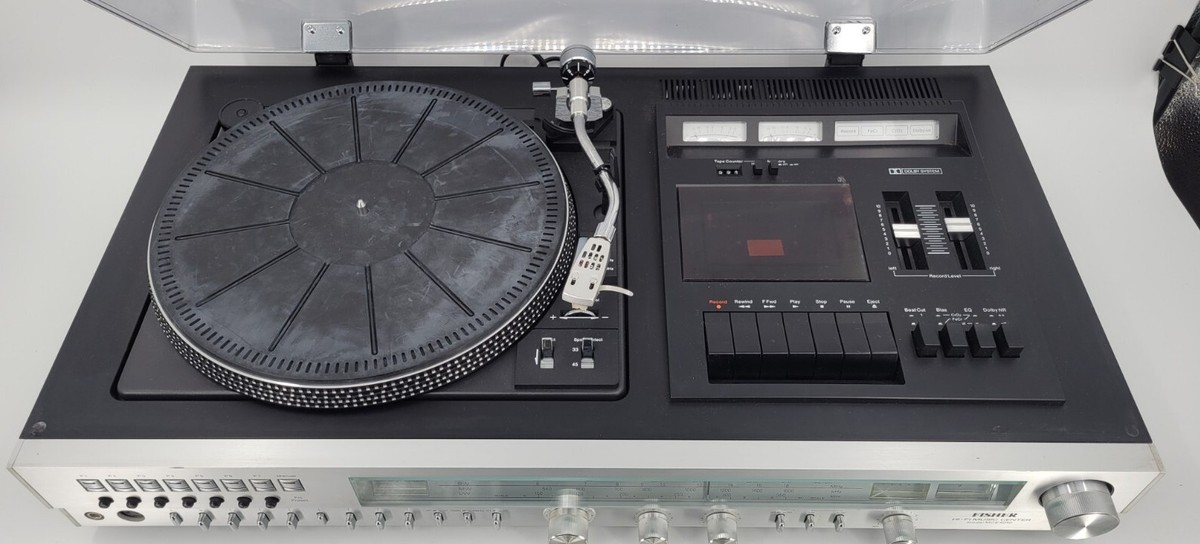 Fisher MCE-4040 Hi-Fi Music Center Turntable Radio Tape Deck - AS