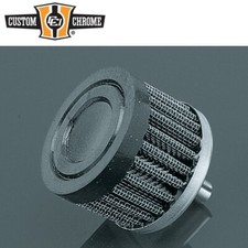 2 Single Inlet Crankcase Breather Filter Fit For Harley 1975-up W 38 Hose