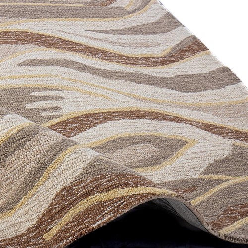 Bashian 42x66" Hand-Tufted Transitional Wool Area Rug in Beige - Picture 5 of 5