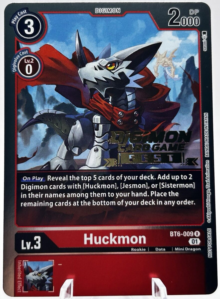 Huckmon BT6-009 Digimon Card Fest Stamped Digimon NM | eBay Huckmon BT6-009 Digimon Card Fest Stamped Digimon NM | eBay