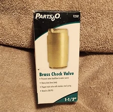 Parts2O Brass Check Valve 1-1/2" TC2507 200psi