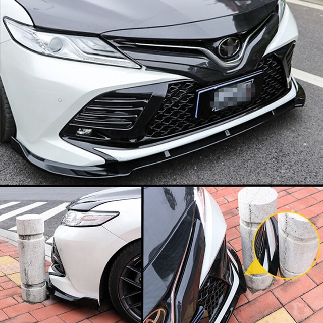 Car Front Bumper Splitter Lip Cover Trim For Toyota Camry 2018 2020