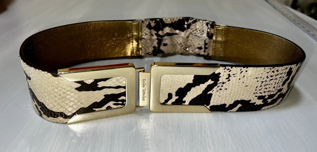 Michael Michael Kors Animal Print Studded Leather Belt Size Large  NWT Belt Bag By Michael By Michael Kors, Size: Small main image 3