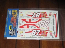 Slixx NASCAR 1534 87 Cellular One Joe Nemechek Chevy Waterslide Decals 1/24 NOS