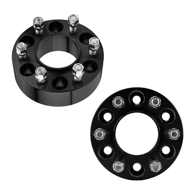 KAC 2pcs 2" 6x135mm M14x2 87mm Hubcentric Wheel Spacers for Lincoln Navigator 03-14