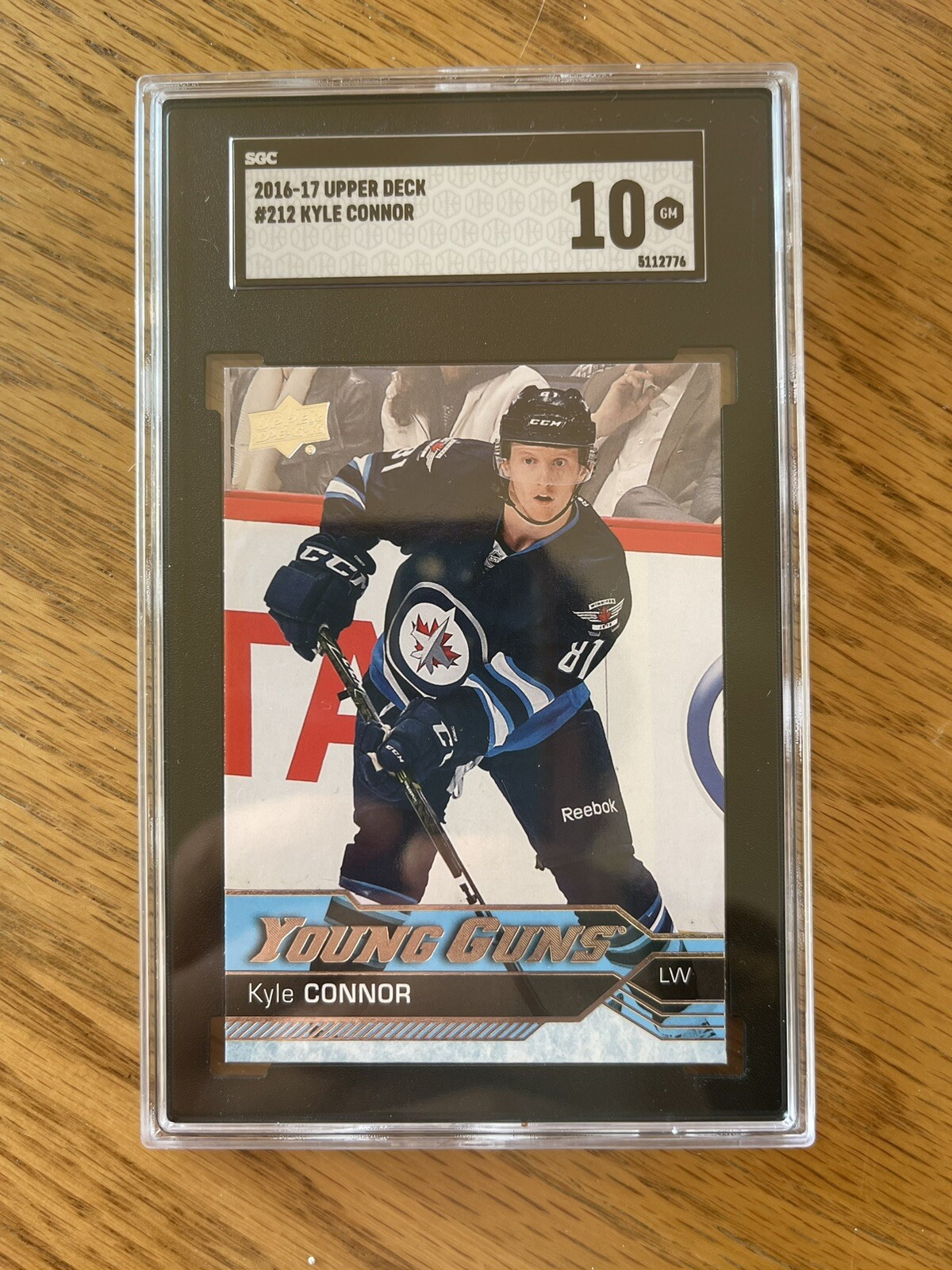 2016-17 Upper Deck Young Guns Kyle Connor #212 SGC 10 GEM Rookie RC