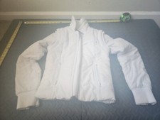 Hollister Jacket Womens Medium White Hoodie Outdoors #S21