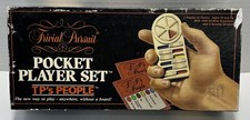 Trivial Pursuit Pocket Game Player Set TP's People Vintage Complete Rare