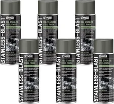 SEYMOUR Stainless Steel Blast 316L Aerosol Spray Paint 12oz US-made Case 6/cans