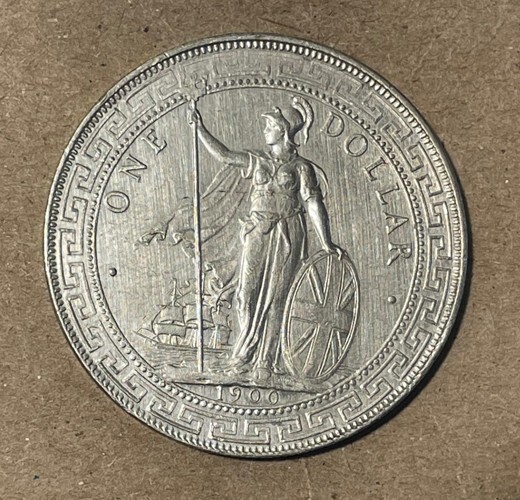 Great Britain - 1900-B Large Silver Trade Dollar - Popular