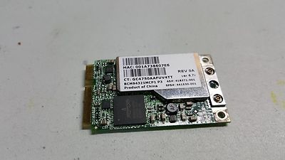 Compaq HP dv6000 6515b Broadcom WiFi Wireless Card BCM94321MC BCM4321 441530-001