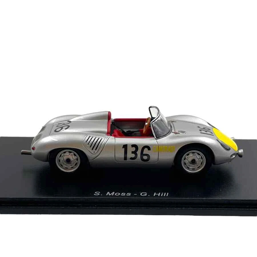 Modellino Auto Spark 1/43 Porsche 718 RS61 Targa Florio 1961 #136 Moss, Hill - Immagine 4 di 4