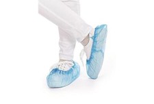 MENSCH  &Uuml;berschuhe f&uuml;r Hygomat, blau | PE     ,   110 Stk./Pack