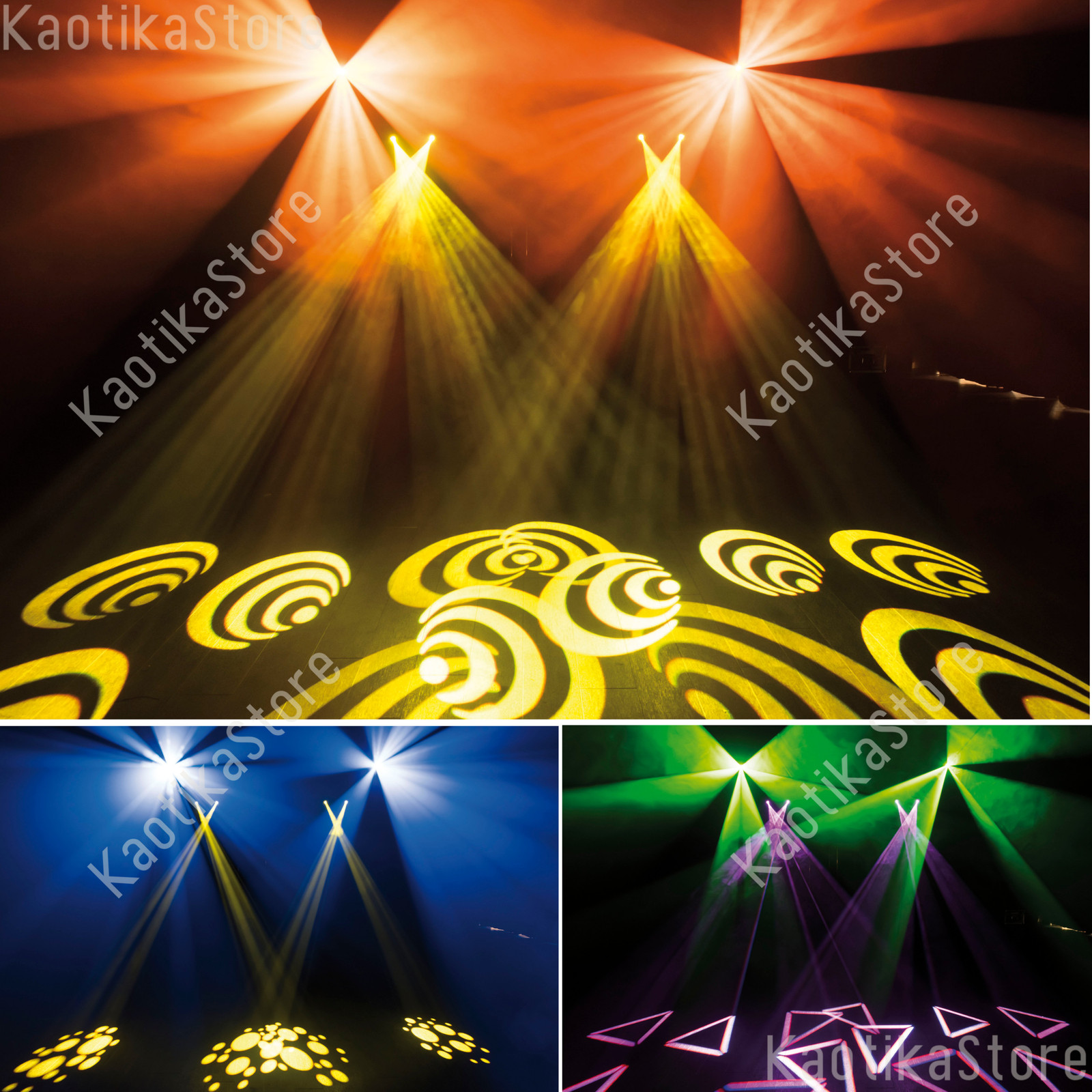 Showtec Shark Spot One LED 60W testa mobile luci discoteca testa rotante DMX dj
