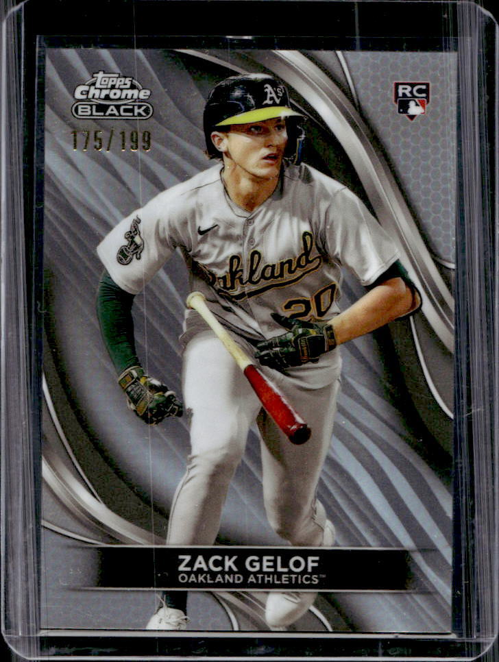 2024 Topps Chrome Black Zack Gelof Refractors RC #/199 #40 Athletics