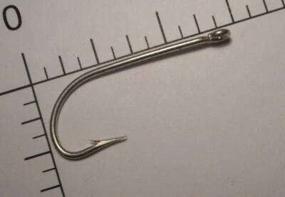 100 Mustad DURATIN HOOKS 1/0 SALTWATER FRESHWATER O'Shaughnessy Ringed 23407D