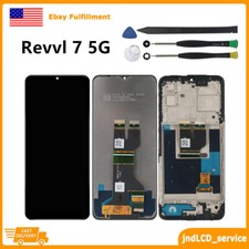 New LCD Display Touch Screen Digitizer For T-Mobile Revvl 7 5G TMRV075G  Frame