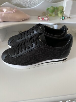 Women s DKNY Black Lace-up Sneakers Size 7