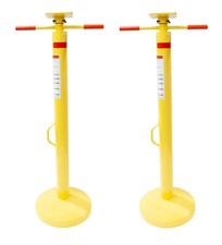 (2 Pack) Semi Trailer Stabilizing Jack Stand 50,000 Lbs Static Capacity