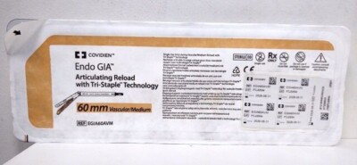 Covidien EGIA60AVM Endo GIA Articulating Reload with Tri-Staple Technology - Vas