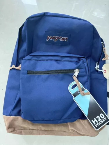 Super Hot Blue Jansport Cool Student Laptop Backpack Computer Bag Backpack Suita - Picture 2 of 8