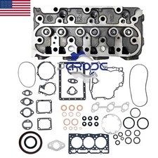 Complete Cylinder Head Assy & Full Gasket Set Kit For Kubota D1005 Engine