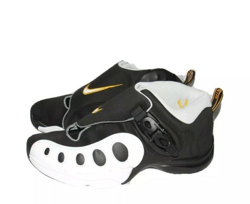 Nike Zoom GP Retro AR4342-002 Black Gold White Glove Mens Size 8 Gary Payton  | eBay