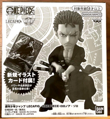 One Piece Card Zoro LECAFIG Weekly Jump Japanese NEW Sealed w