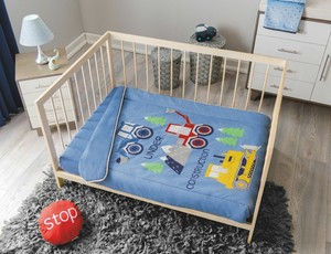 construction nursery bedding set
