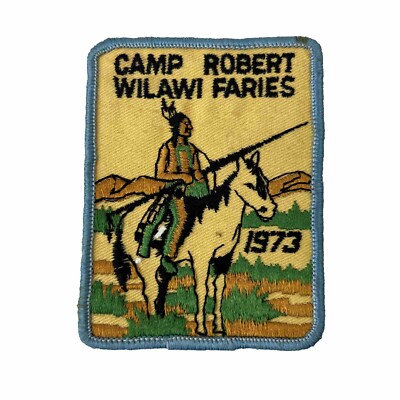 1973 Camp Robert Faries Wilawi Camper - Lincoln Trails Council Boy Scout Patch