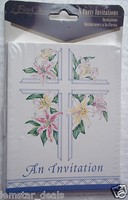 Religious Event Themed Invitations 8 Pack Baptism Confirmation Christening Religious Event Themed Invitations 8 Pack Baptism Confirmation Christening