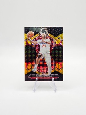 Norman Powell 2023-24 Panini Mosaic Choice Black Gold SP /8 #138 Clippers