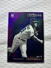 2022 Panini Chronicles - Titan Roansy Contreras #12 Purple Mojo Prizm /99 (RC)