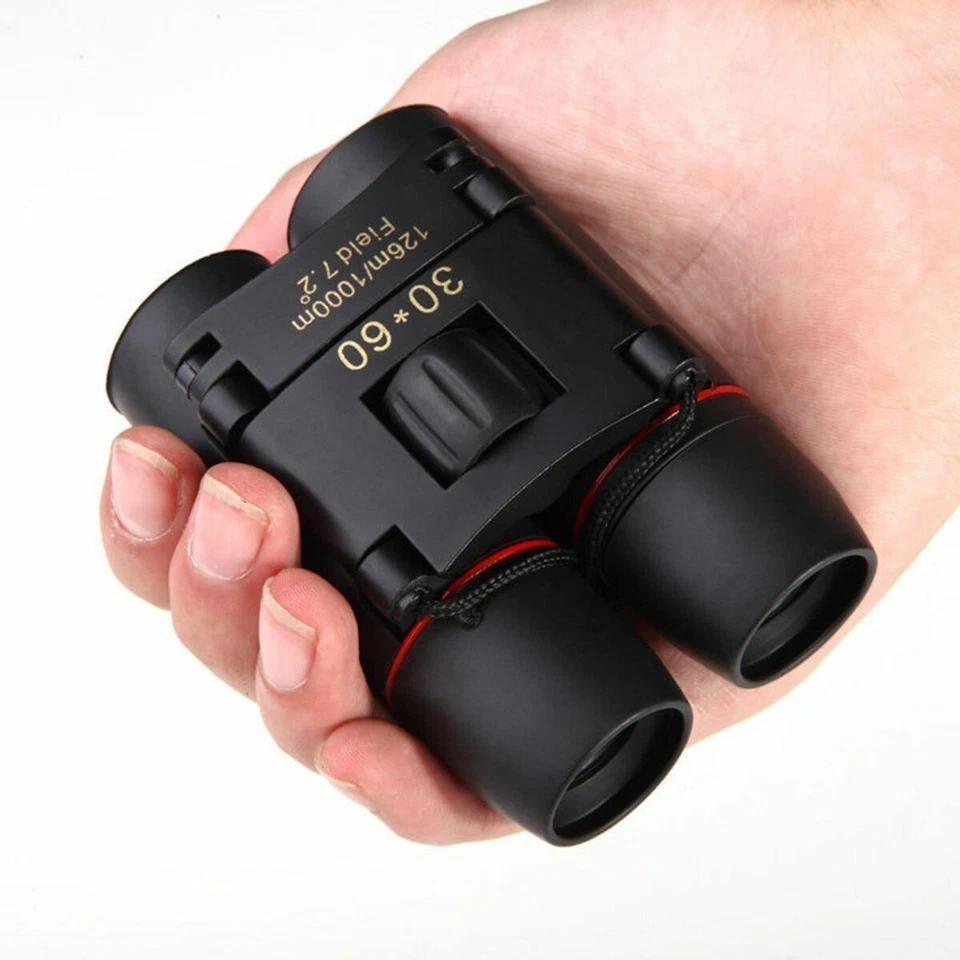 New 30x60 Small Binoculars (QS171) Form Factor Coated Lens Portable w/Carry Case - Image 3 of 4