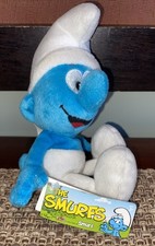 The Smurfs Plush 8 Smurf Stuffed Toy Peyo 2009 Jakks Pacific Brand New W/ Tags