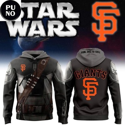 San Francisco Giants x Star Wars Night 2026 The Mandalorian Hoodie Hoodie 3D