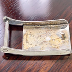 ESTATE STERLING SILVER 10K GOLD INITIAL LETTER F SMALL SIZED BELT BUCKLE #7977 — photo 5