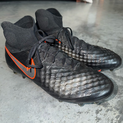 Nike Magista Obra 2 FG Black Orange ACC Football Soccer Cleats US 11