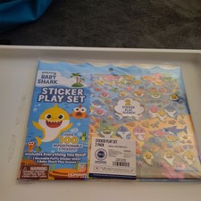 Pinkfong Baby Shark Sticker Play Set 100  Reusable Stickers Sealed NEW