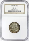 *1957 D SILVER WASHINGTON QUARTER* *NGC MS66* NR #G4000