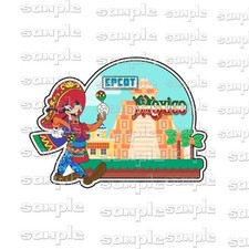 Disney Epcot Mexico nn Premade Scrapbook Paper Piece die cut 