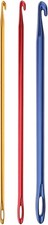 3 Pieces Aluminum Tunisian Afghan Crochet Hook Knit Needle Hand Weaving Knitting