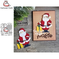 Santa Claus Christmas Gift Metal Cutting Dies Scrapbooking Card Making Craft