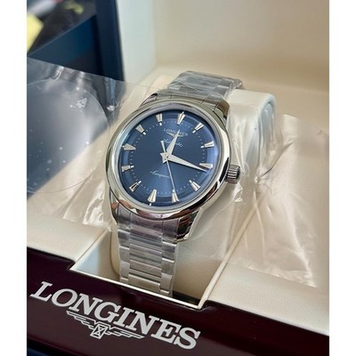 New Longines Conquest Heritage 40mm Blue Dial Men's Watch